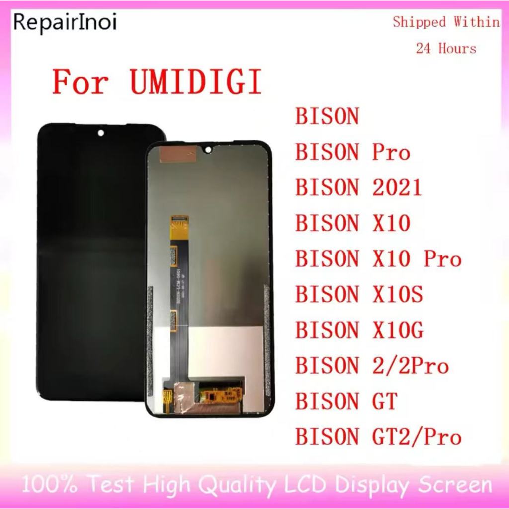 New Original Touch Screen LCD Display For Umidigi Bison Umidigi Bison Pro Umidigi Bison GT Bison GT2