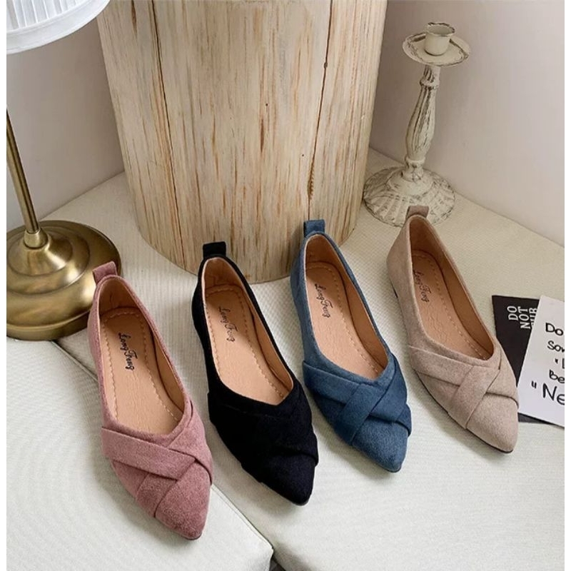 FLAT SHOES MK 02 Flat Shoes Wanita Model Pita Kupat