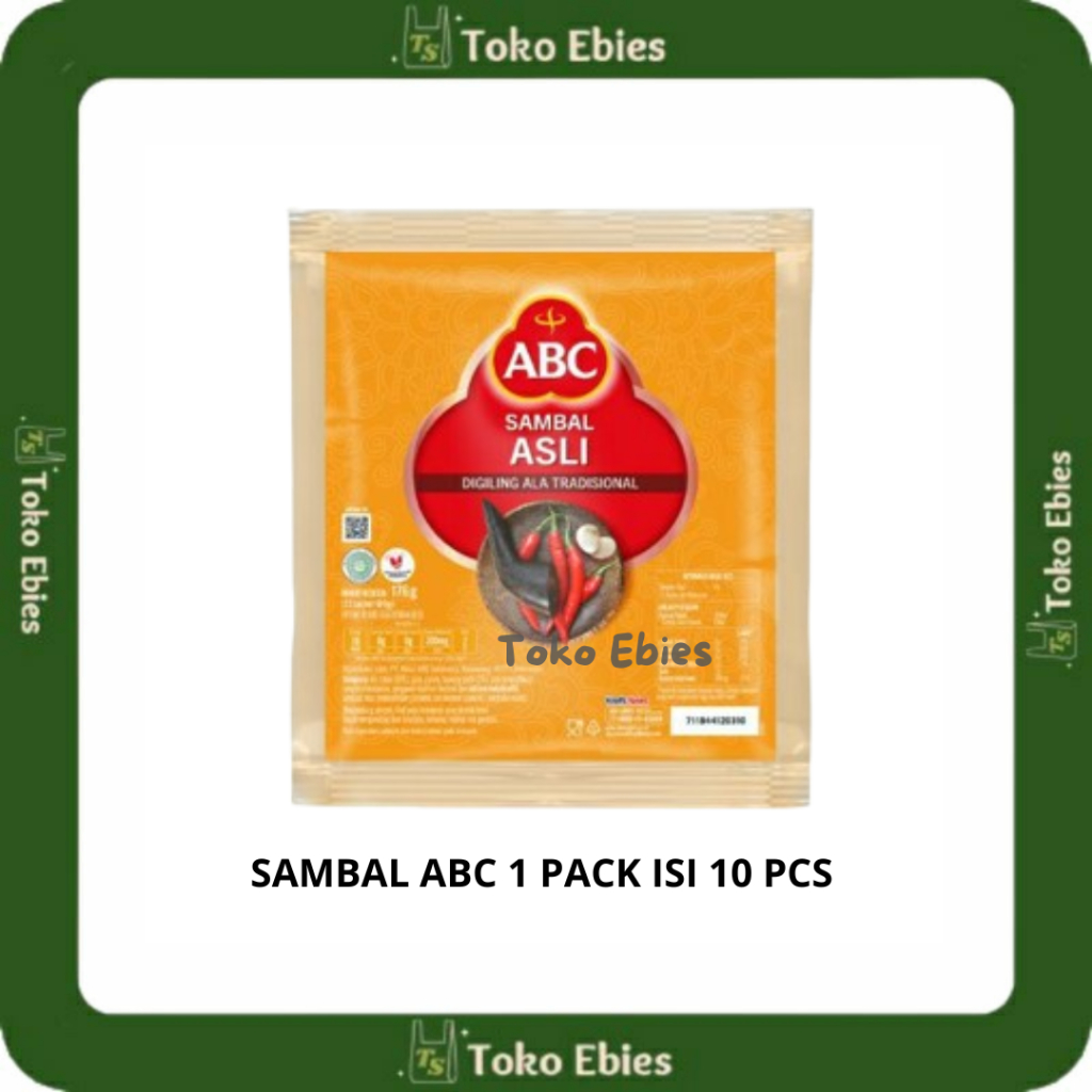 

SAUS ABC ASLI 1 RENCENG ISI 10 SACHET