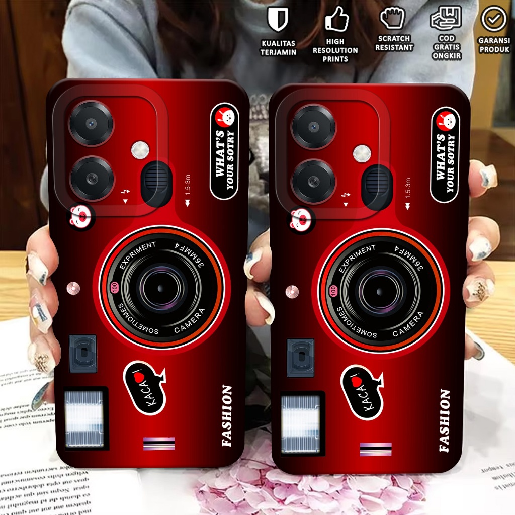 CASE OPPO A3 NFC - Case Hp Oppo A3 NFC Motif CAMERA - Softcase Hp Oppo A3 NFC - Casing Oppo A3 NFC -