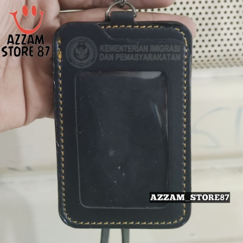 

Tali Lanyard Name Tag ID Card Holder Logo Terbaru KEMENTERIAN IMIGRASI DAN PEMASYARAKATAN Hitam