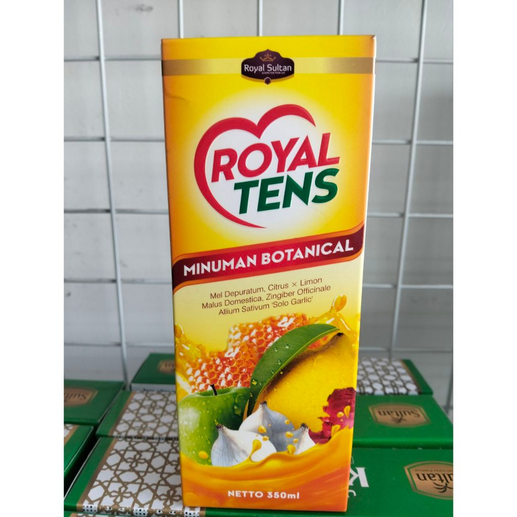 

ROYAL TENS JUS BAWANG PUTIH TUNGGAL JAHE BUAH DELIMA TURUNKAN DARAH TINGGI