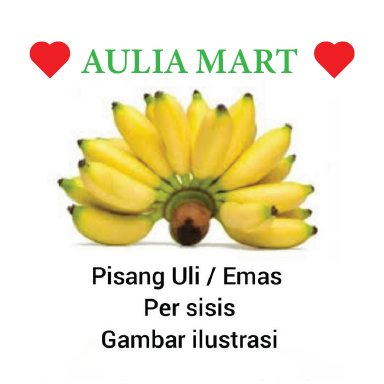 

Pisang Uli / Pisang Manis 1 Sisir