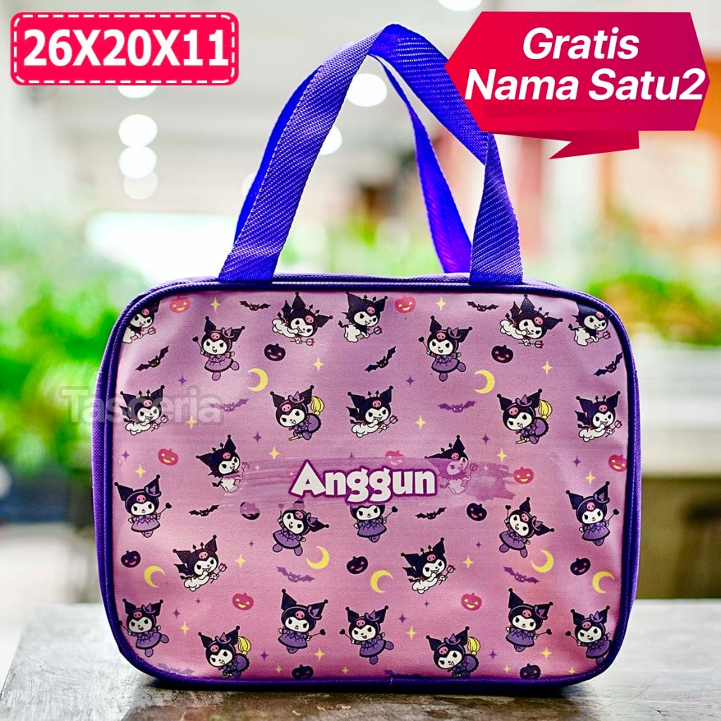 

Tas Bingkisan Ulang Tahun Anak Premium Gambar Kuromi Custom