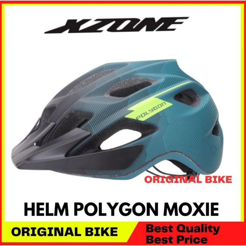 Helm Sepeda Polygon Moxie Hijau New