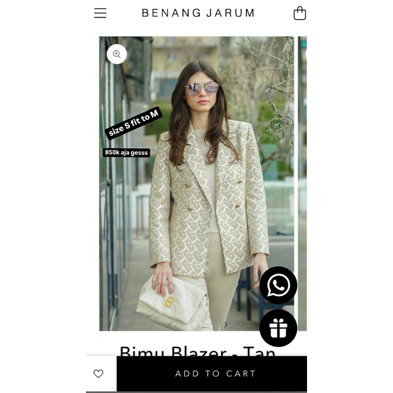Blazer Buttonscarves