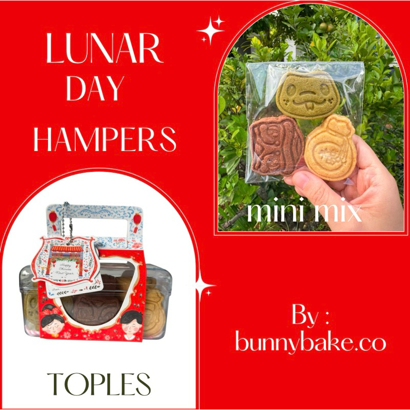 

COOKIES IMLEK CNY LUNAR DAY Hampers BY BUNNYBAKE.CO