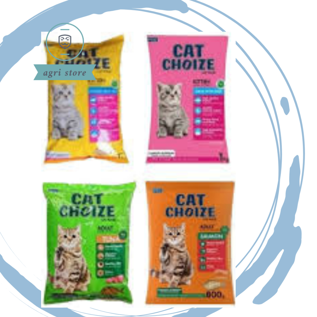 CAT CHOIZE (Adult 800 GRAM & Kitten 1Kg) - Makanan Kucing Dewasa (RANDOM)
