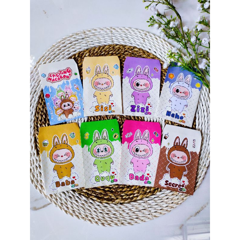 

(10pcs) AMPLOP LEBARAN LABUBU / SERBAGUNA MOTIF LABUBU