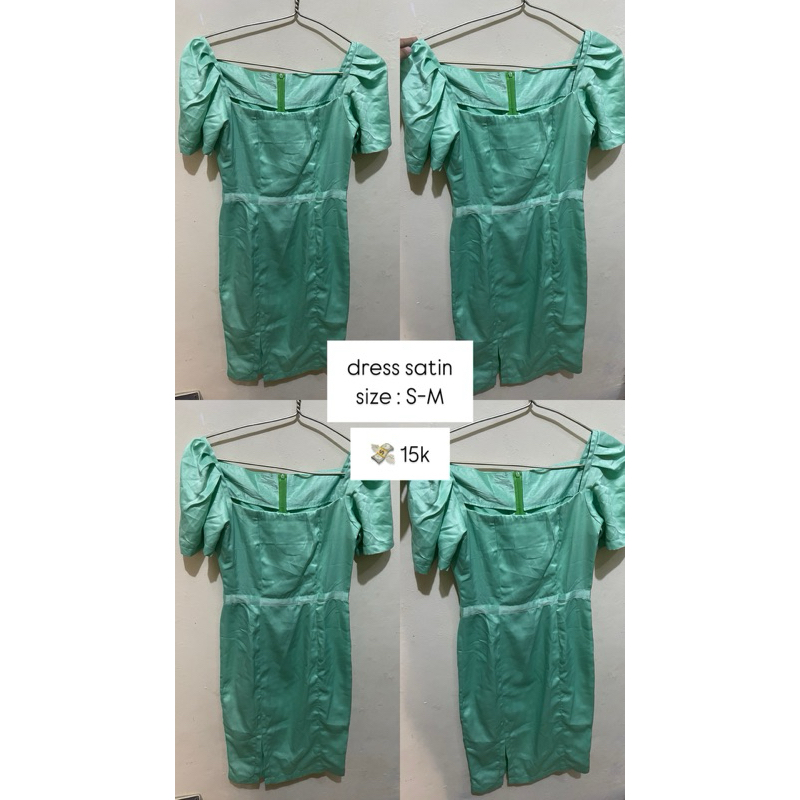 dress satin (preloved)