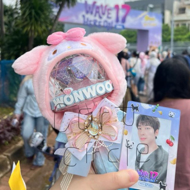 (DM FOR OTHER MEMBERS) Seventeen Lightstick Deco / Accessory fanmade (hiasan caratbong)