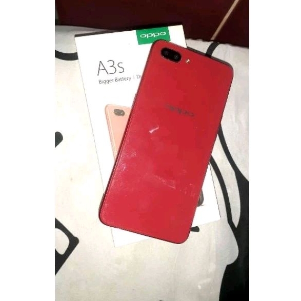 Hp bekas Oppo A3s ram2 fullset