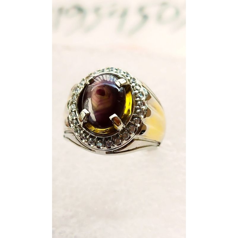 natural Rubi star(corundum)/Rubi daging patwa star 6,batu permata asli original 100%