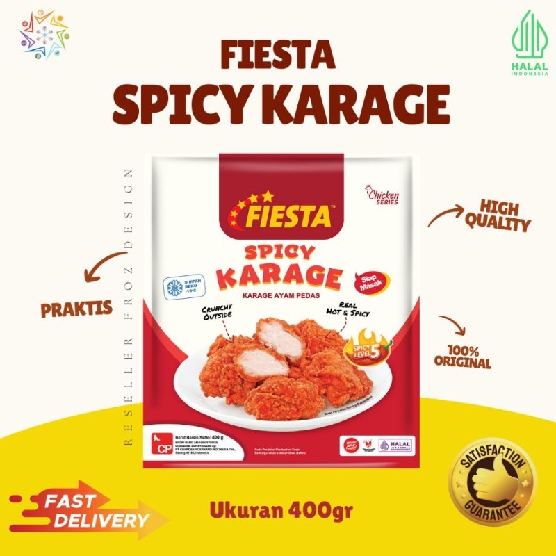 

Fiesta Spicy Karage 400 gram