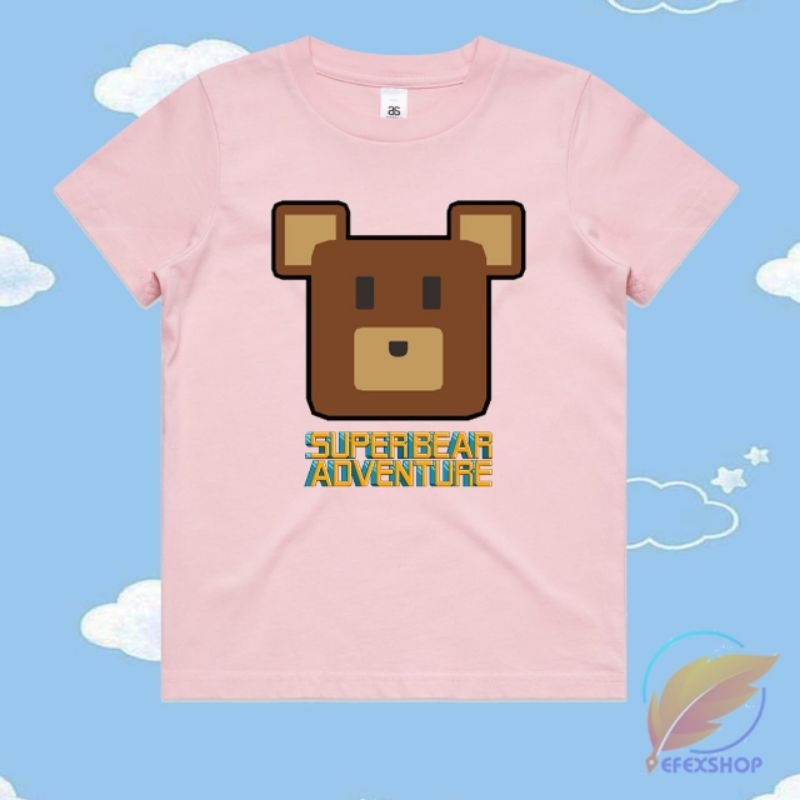 baju anak game super bear adventure kaos anak