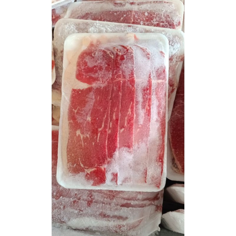 

SIRLOIN SLICE rendah lemak (GRILL & SUKI Empuk berdaging)
