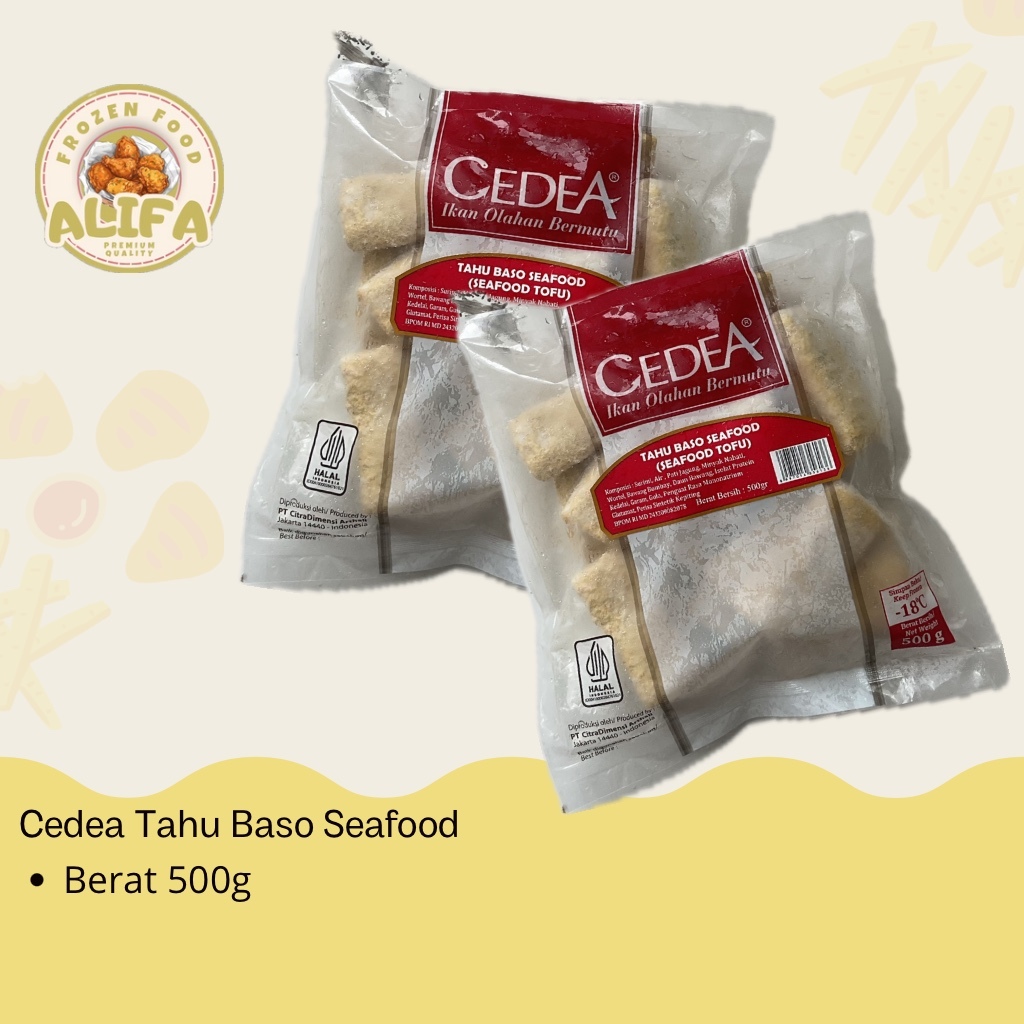 

Cedea Ikan Olahan Bermutu Tahu Baso Seafood 500g