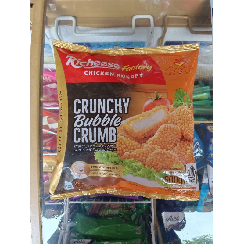 

Chicken Nugget Richeese Factory Crunchy Bubble 500 Gram