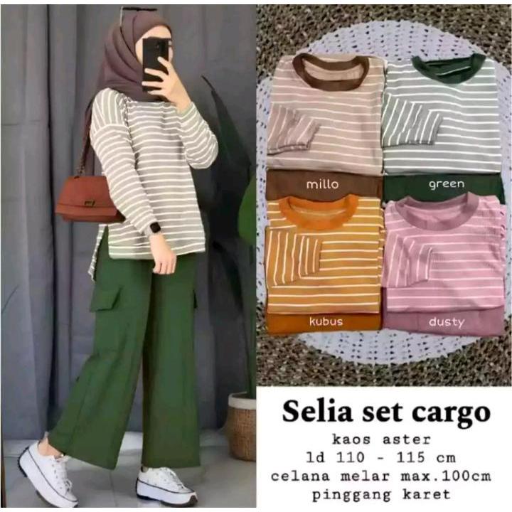 LD 110 120 130CM XL XXL XXXL ONE SET RAMOSA/ JUMBO ONE SET SALUR CRINGKEL AIRFLOW CELANA POLOS CARGO