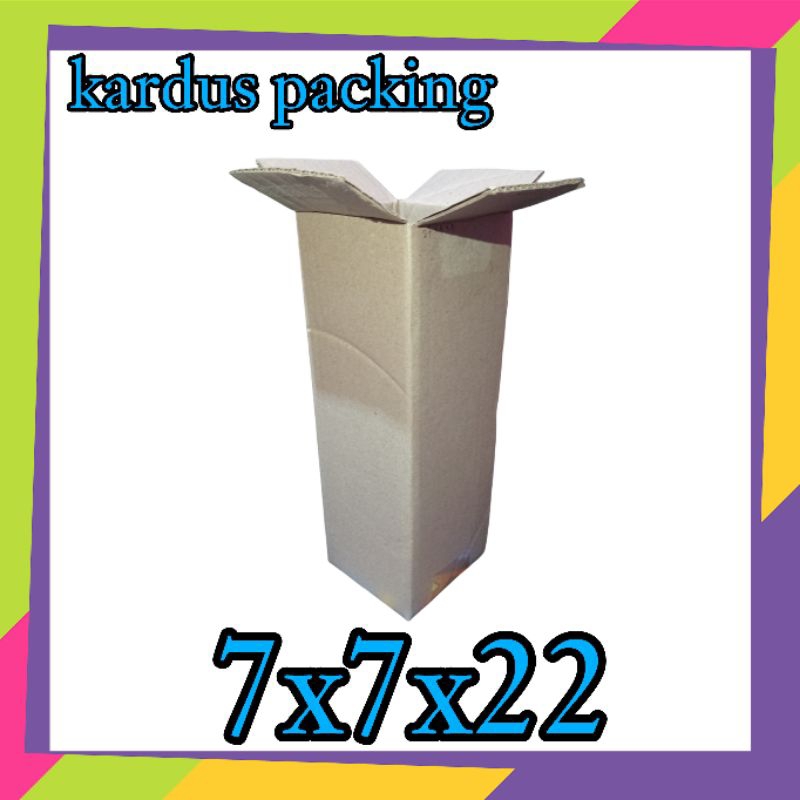 

kardus packing UK 7x7x22 kardus kecil kardus besar