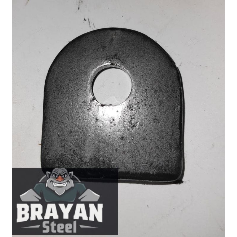 plat besi lobang gembok pintu pagar tralis folding gate