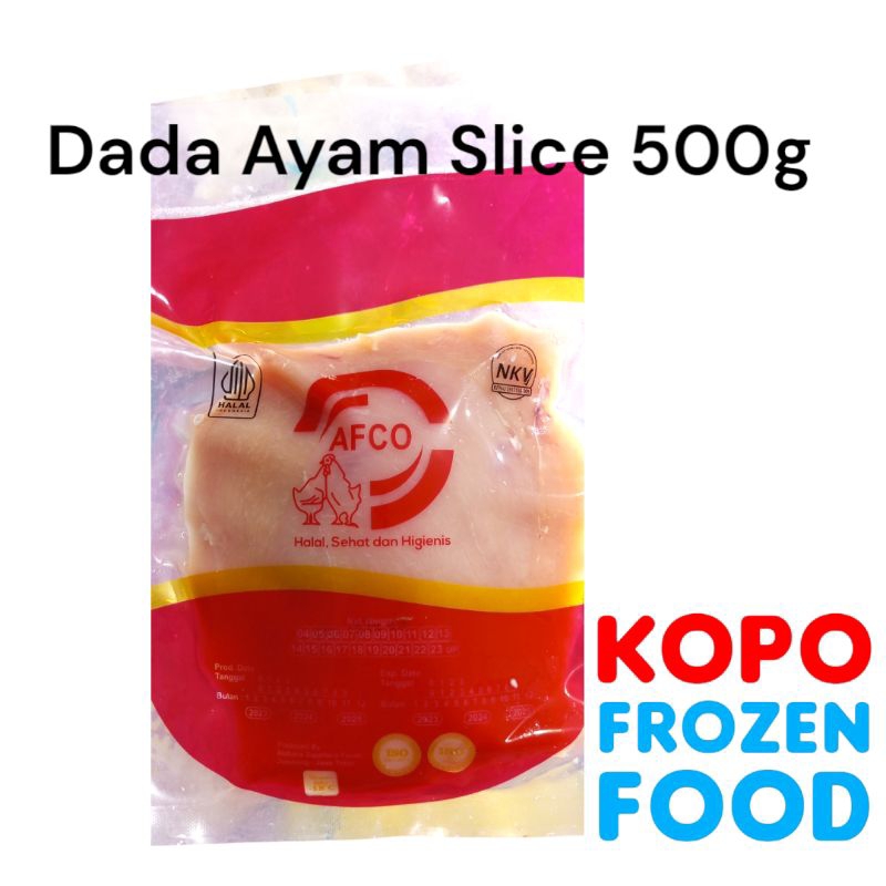 

AFCO Dada Ayam Slice 500g Halal