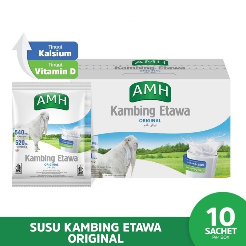 

Susu Kambing Etawa AMH Full Cream | PER BOX | 250gr ORIGINAL