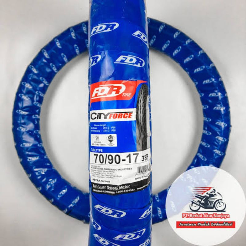 Ban Depan Motor Bebek 70/90-17 FDR City Force