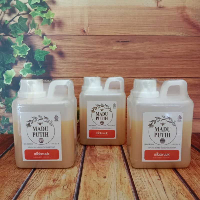 

EXP: 2027 Madu Putih Mabruuk 500 gram | Madu Original Sumbawa | Madu Putih Ternak