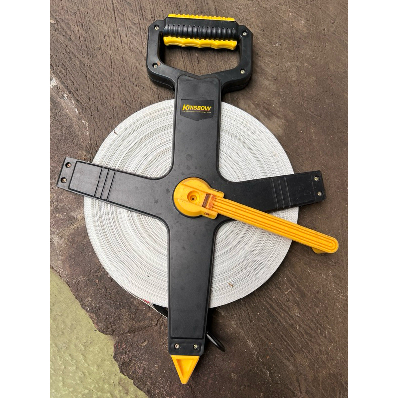 Roll Meter / Meteran Gulung, Krisbow, 100m