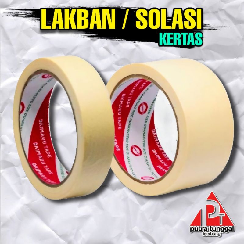 

Masking Tape / Lakban Kertas / Solasi Kertas
