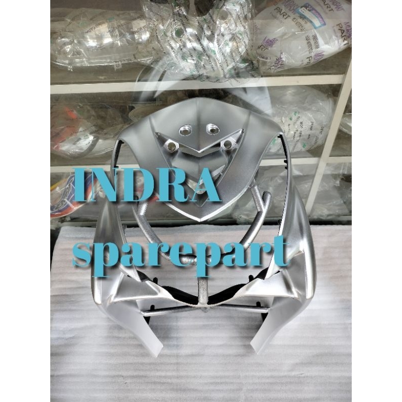 Tameng Dasi Body Depan Mio Soul Karbu Warna Silver