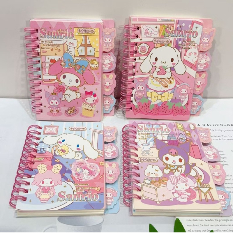 

Buku catatan kecil / notes / notebook bergaris motif sanrio