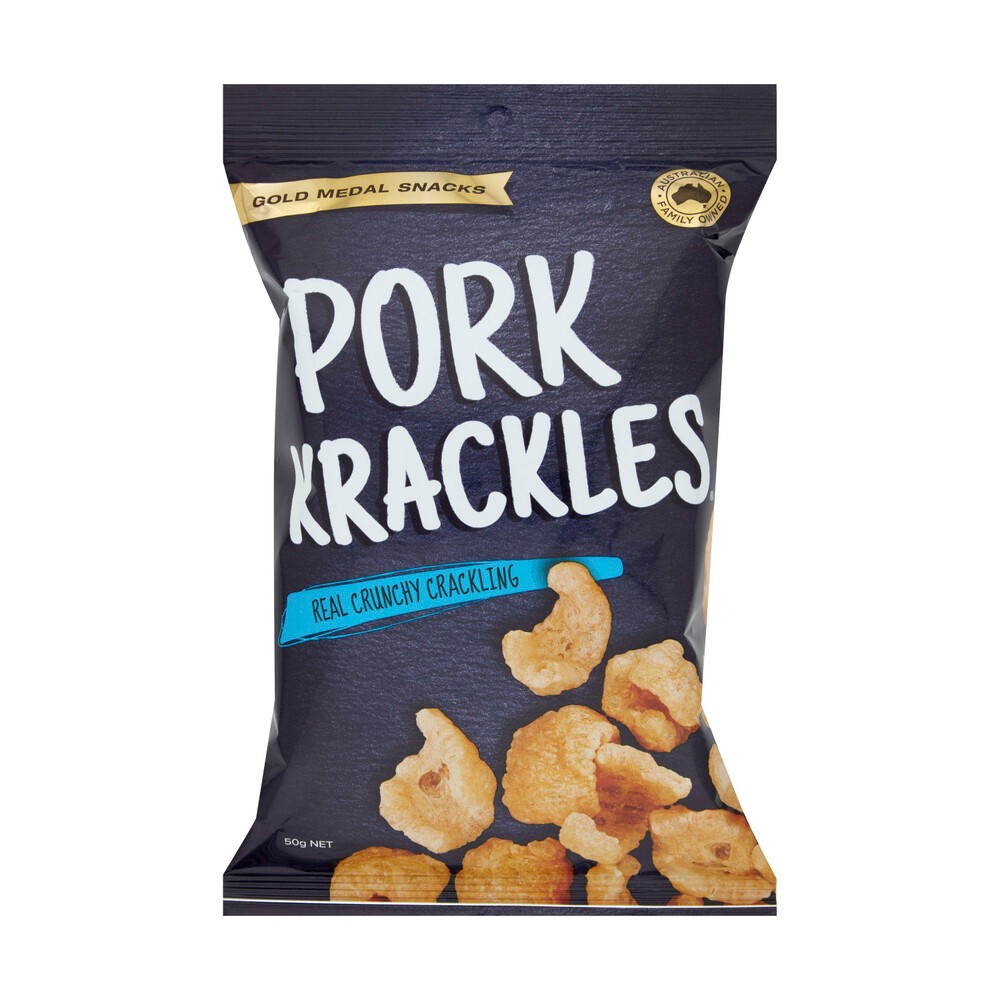 

Gold Medal Pork Krackles Snacks | 50g Australia