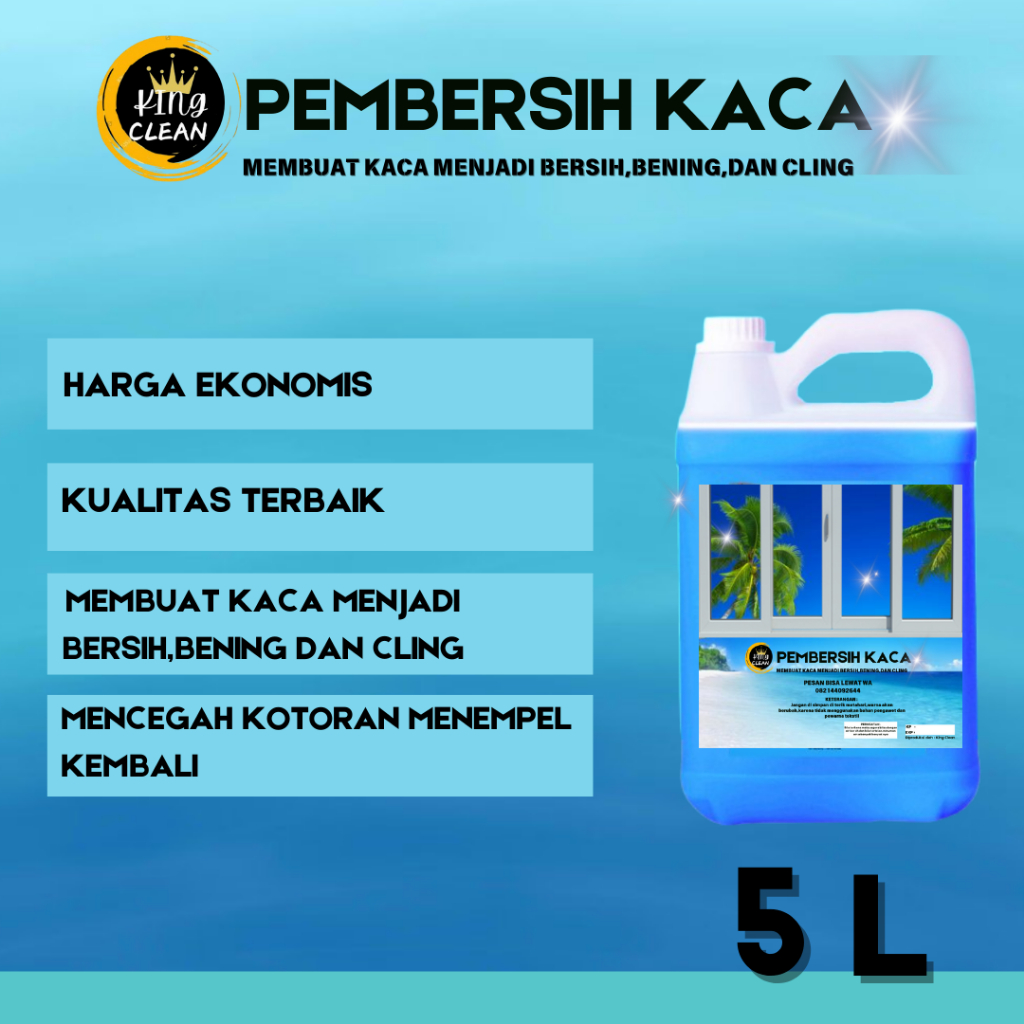 Pembersih Kaca / Glass Cleaner / 5 liter