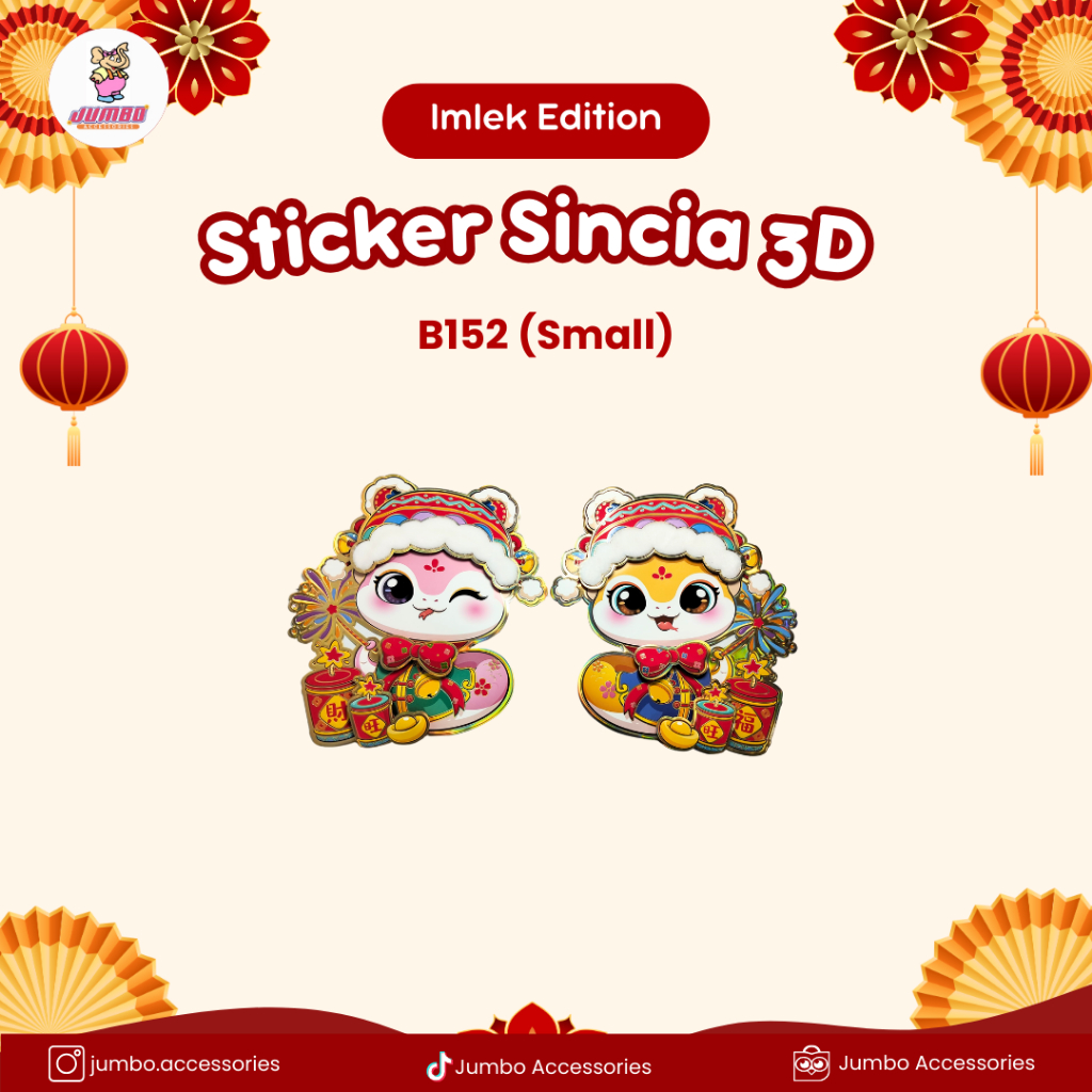 

Imlek Special Edition Stiker Sincia B152 (Small) Jumbo Accessories