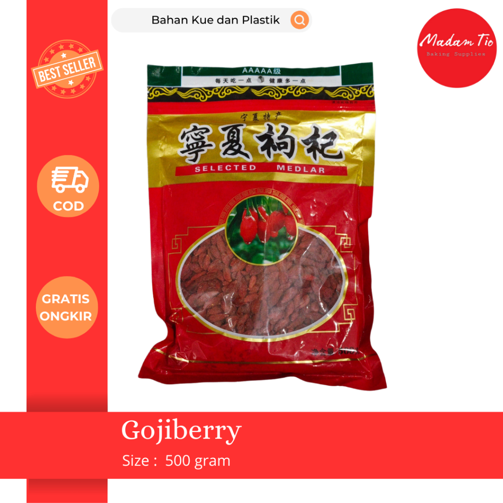 

Gojiberry (Goji Kering) 500 gram 1 pcs