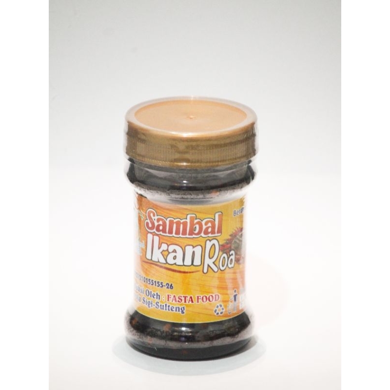 

Sambal Ikan Roa Siap Santap berat 150gram/botol