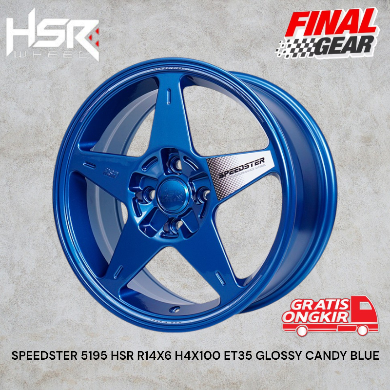 velg mobil model palang bintang r14 hsr speedster r14 pcd 4x100