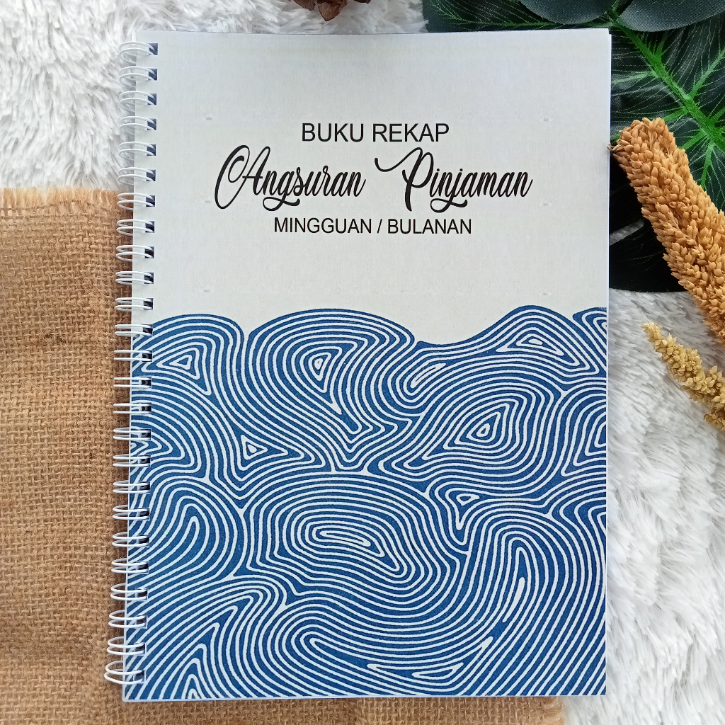 

BUKU ANGSURAN PINJAMAN MINGGUAN/BULANAN SIDIK JARI UK A5 JILID SPIRAL NON-CUSTOM 100 HAL