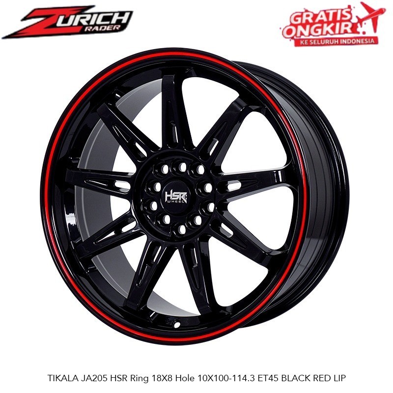 Velg Mobil R18 Hsr Tikala Pelek Racing Ring 18 Yaris Cross Innova Zenix Veloz New Xpander