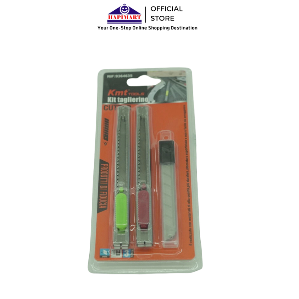 

KMT STYLE Utility Knife Cutter Pisau Potong Kertas Kecil Cutter Pisau Alumunium