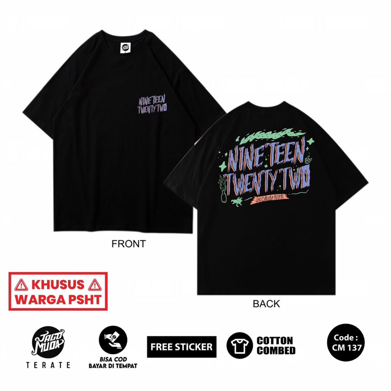 Jagomuda Terate Kaos Sh Terate 1922 Terbaru Cotton Combed 24S