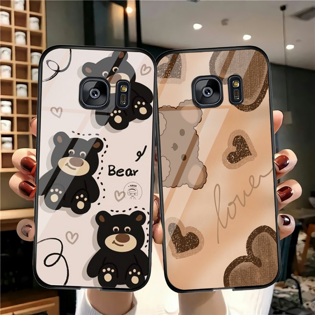 Softcase Kaca Glossy Samsung S7 EDGE S7 S7 FLAT - Casing Hp Samsung S7 EDGE S7 S7 FLAT - Softcase Lu