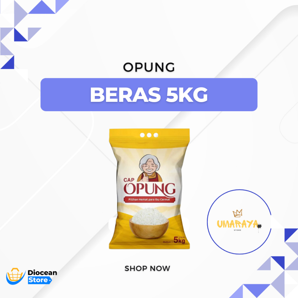 

Beras Opung Kemasan 5kg Kargo Instan