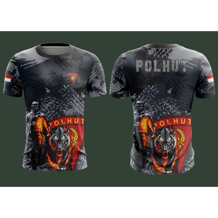 KAOS JERSEY POLHUT ABU PENDEK FULLPRINTING