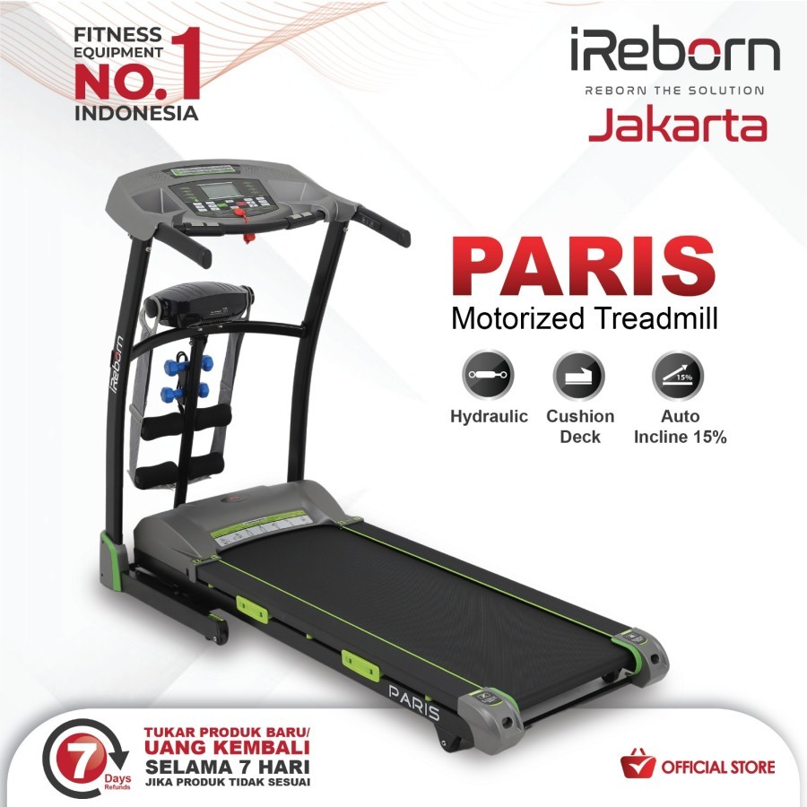 Alat Fitness Treadmill iReborn Paris