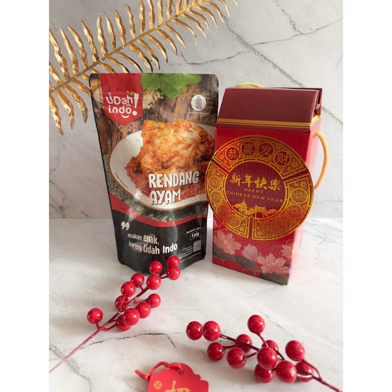 

Hampers Imlek isi Rendang Ayam 1 pack