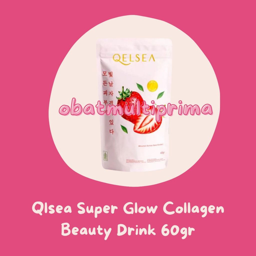 Qbast Super Glow Collagen Beauty Drink /  Minuman Kecantikan Kolagen Pemutih Badan Wajah Pemanjang R