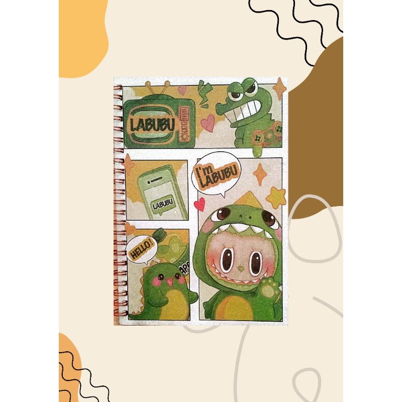 

Buku Catatan Cover Gliter Labubu